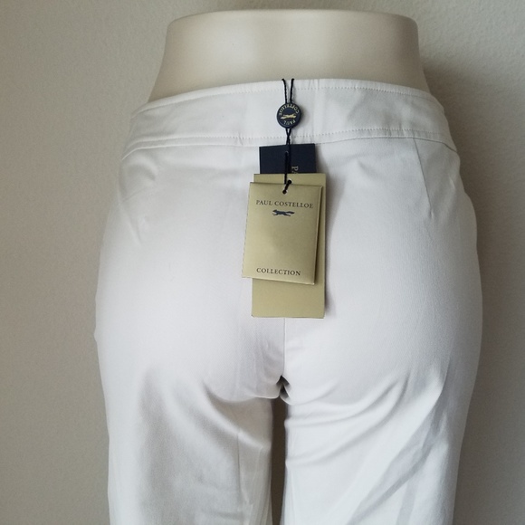 NWT Paul Costelloe Khaki Capri Pants - Picture 8 of 8